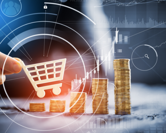 coins and retail symbol